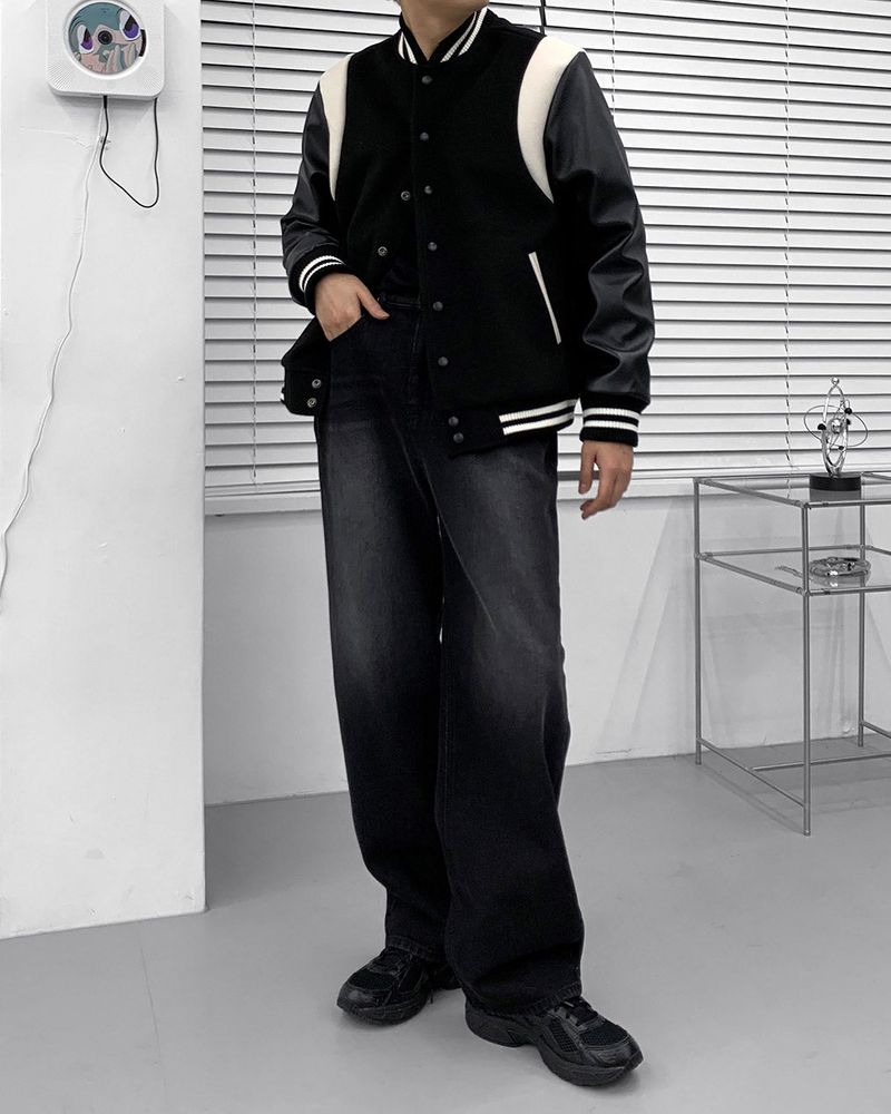 CR Obie wool varsity jacket (2 colors)