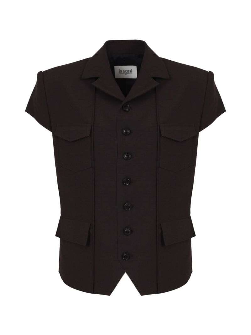 WOOL MULTI POCKET JACKET