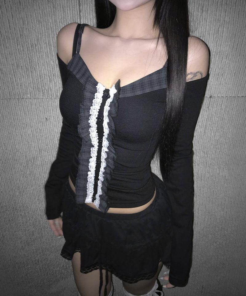 rael frill tee (3colors)