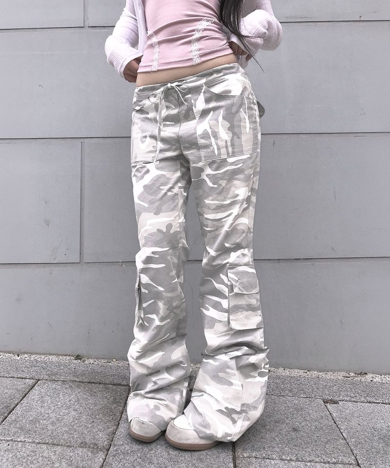 camo cargo bootscut pt (2colors)