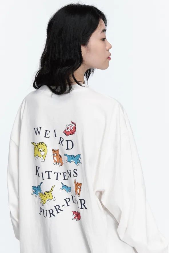 26FW★ Weird Kitten Long Sleeve