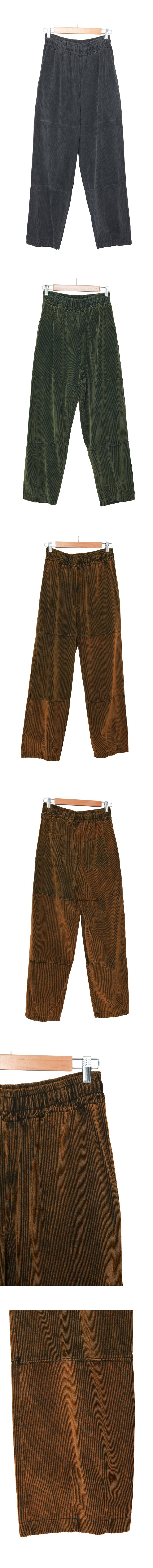corduroy slit pants