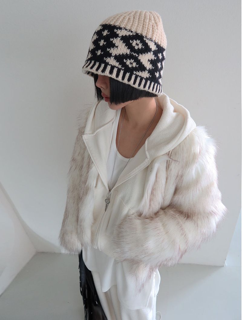 Delight-J（ディライトジェイ）の「Argyle beanie bucket hat（Hats）」