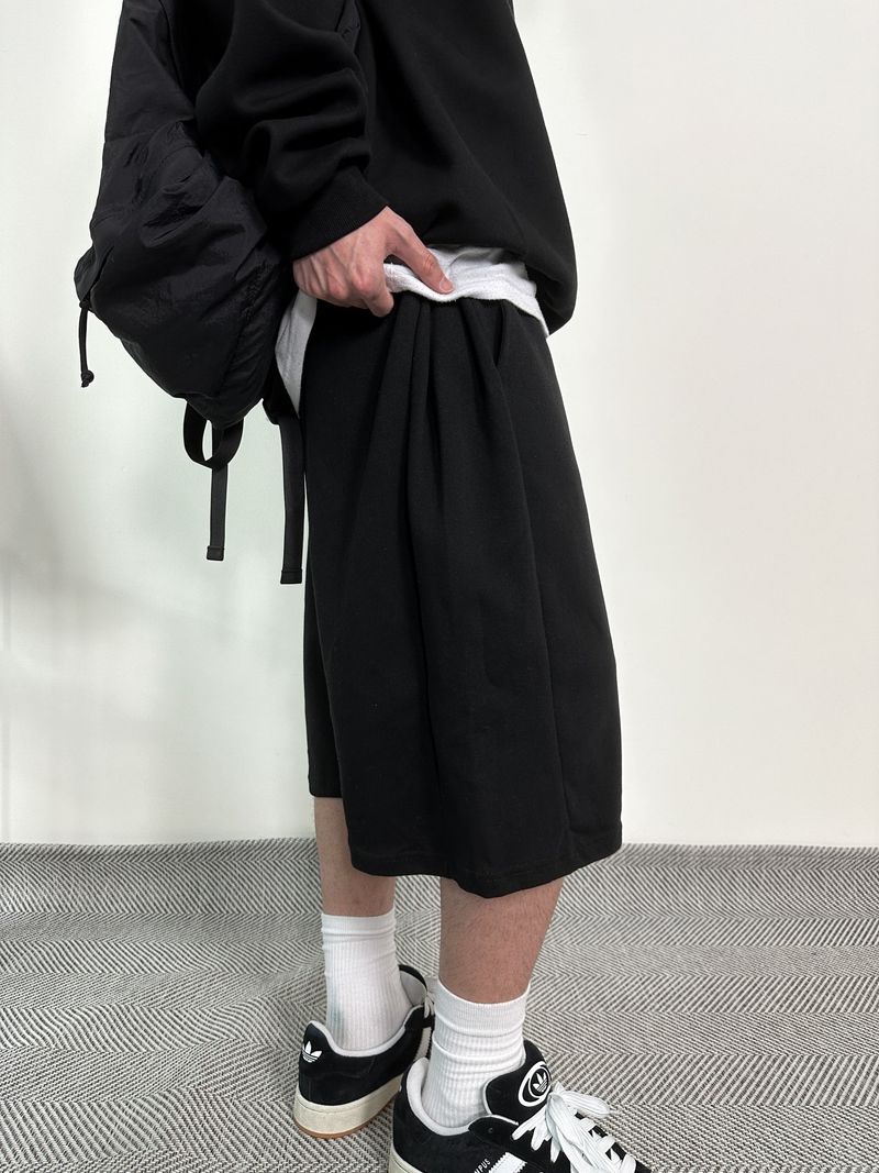 Mg Side folding bermuda pants