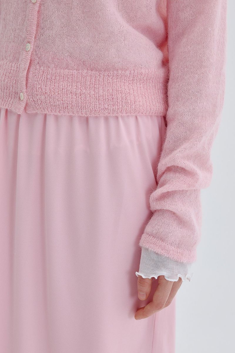 Petal Knit Cardigan [Pink]