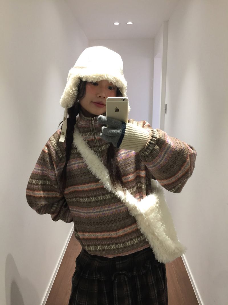 [MD's Pick] Cotton Candy Nordic Fleece Anorak (2color)