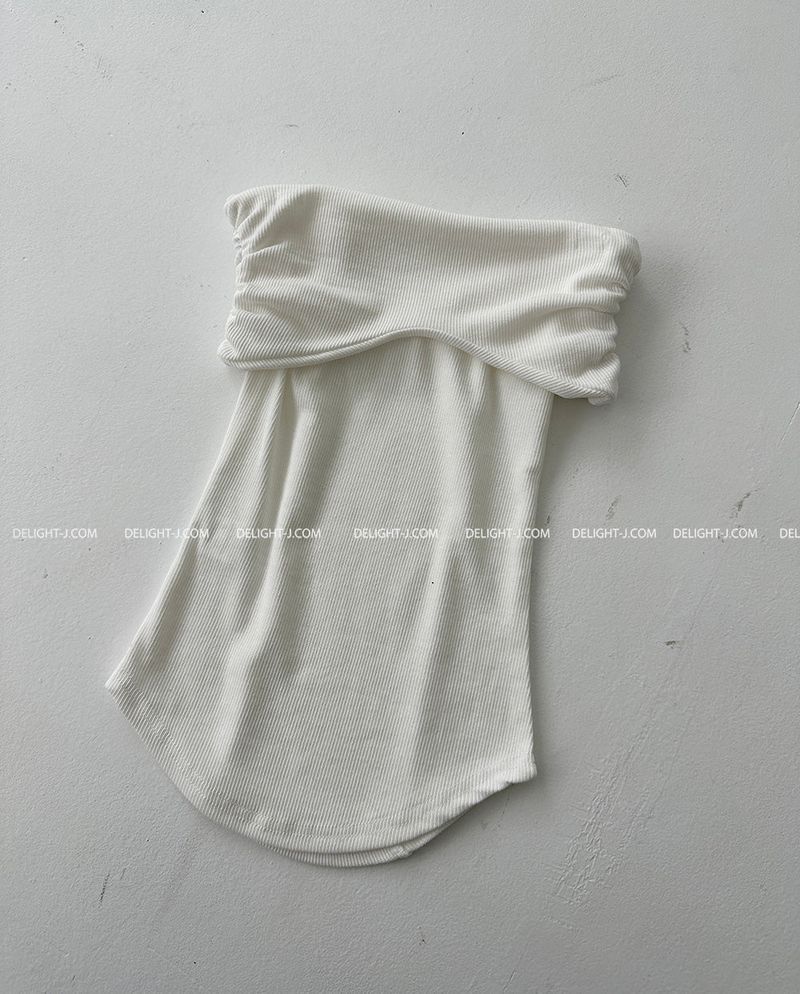 muffler strap set shirring tube top