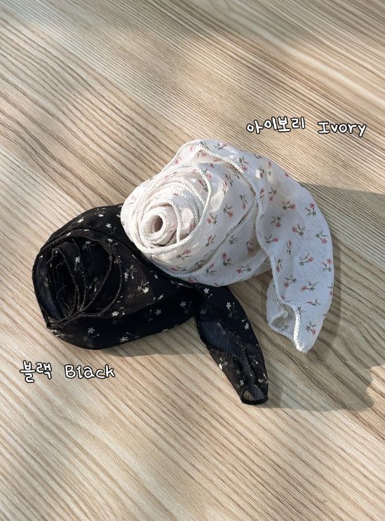 Ruhi Small Flower Scarf
