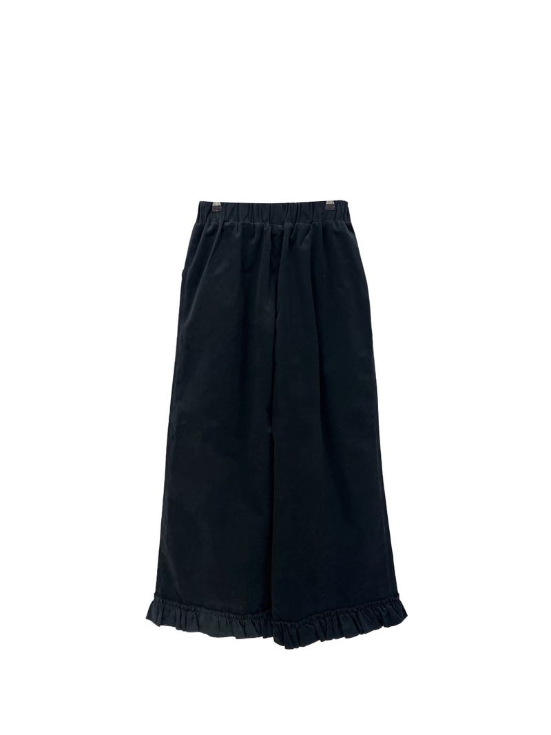 frill wrap skirt pants