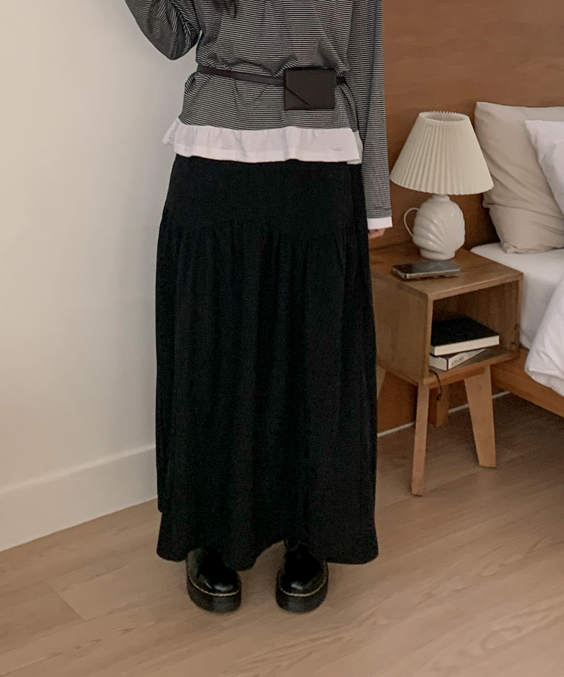 corduroy long skirt