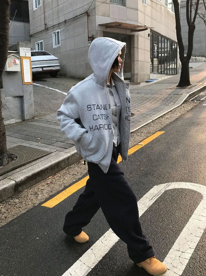 (4oz) STAR GRAPHIC HOOD JUMPER