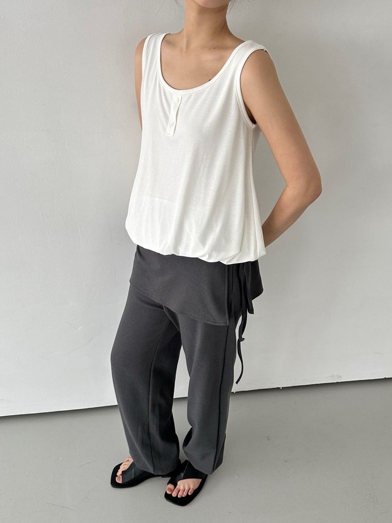 Wrap Sweat Pants - 3colors