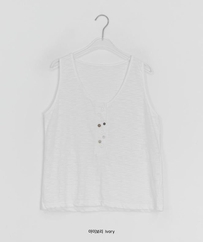 Libe Vintage Button Layered Sleeveless