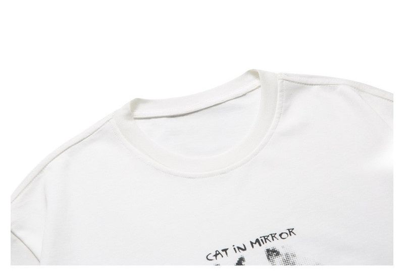 Ezra Cat Mirror Tee