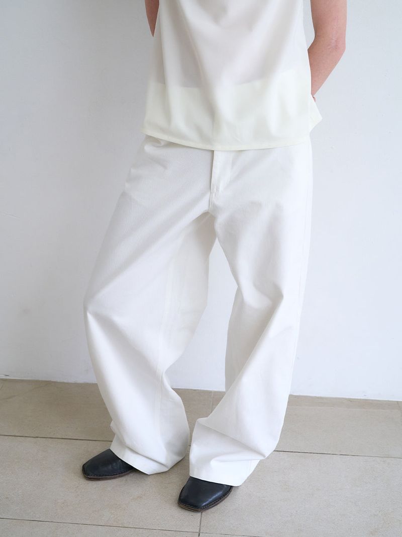 Hazel wide pants (Ivory)