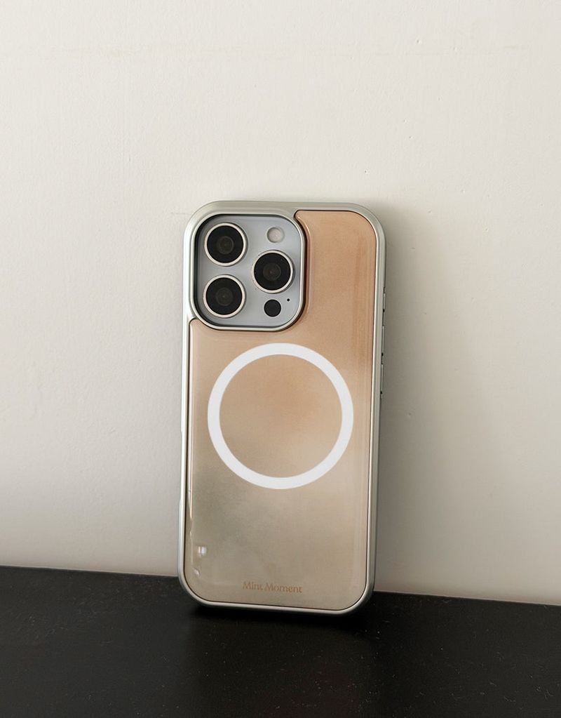 [MADE] OAT シルバーエポキシ MagSafe iPhoneケース 