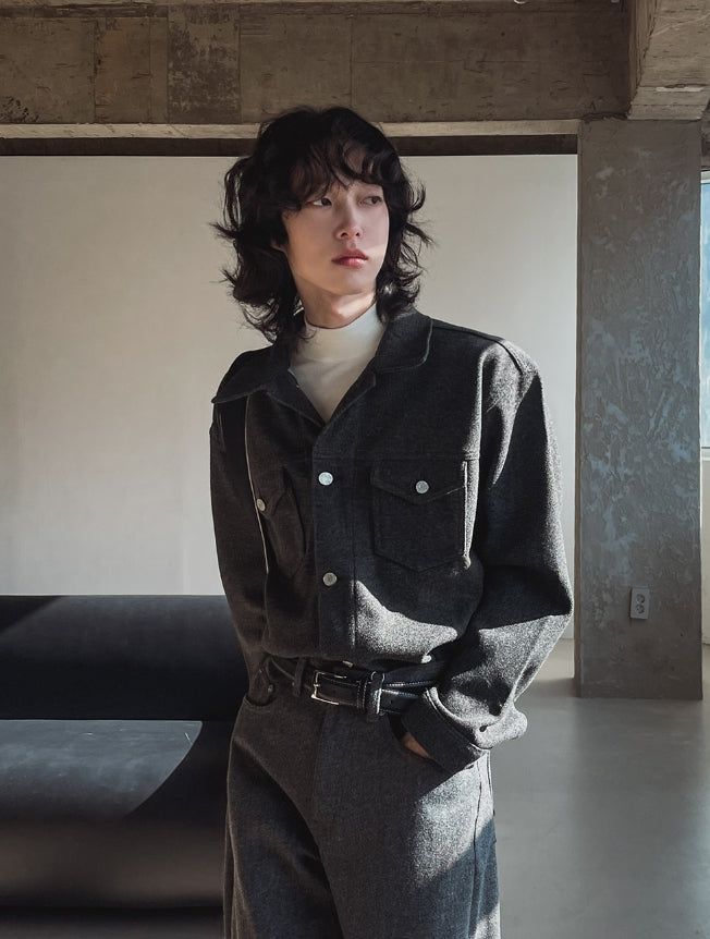 Ramble Wool Over Trucker Jacket