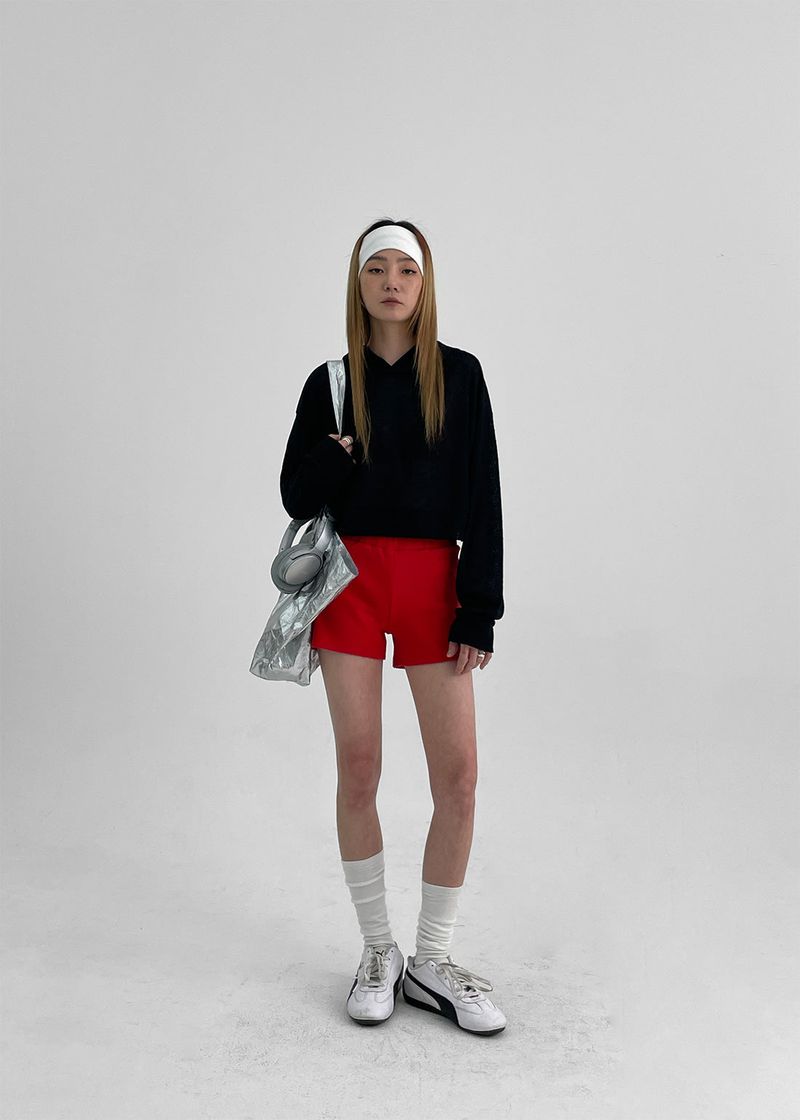 [MADE] Serdi Cropped Linen Hoodie
