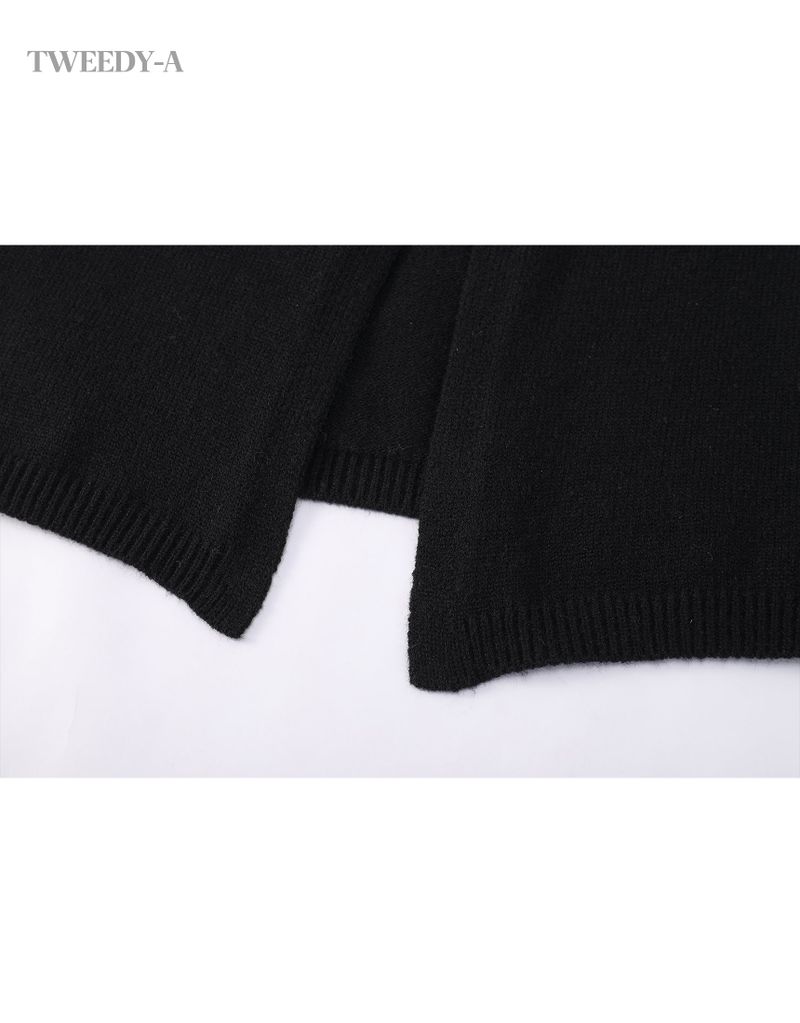 Catherine Hart one-button knit cardigan