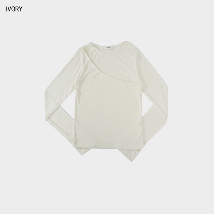 Curve slit ribbed top