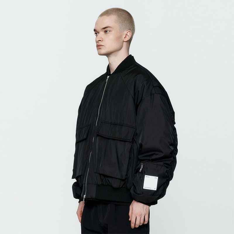 Oversize MA1 Padded Jumper Black