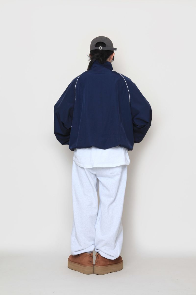 Paisley Piping Zip-Up
