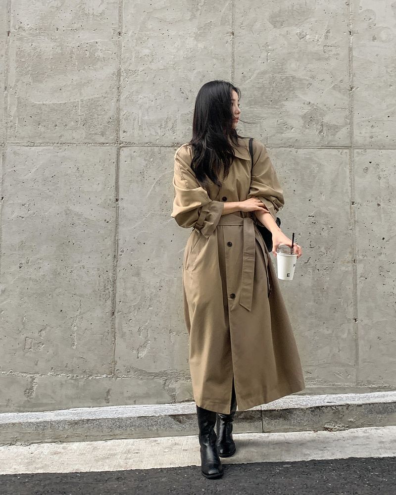 Iya Overfit Trench Coat