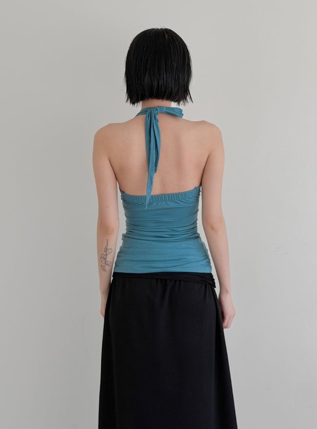 Ariel Studded Halter Top