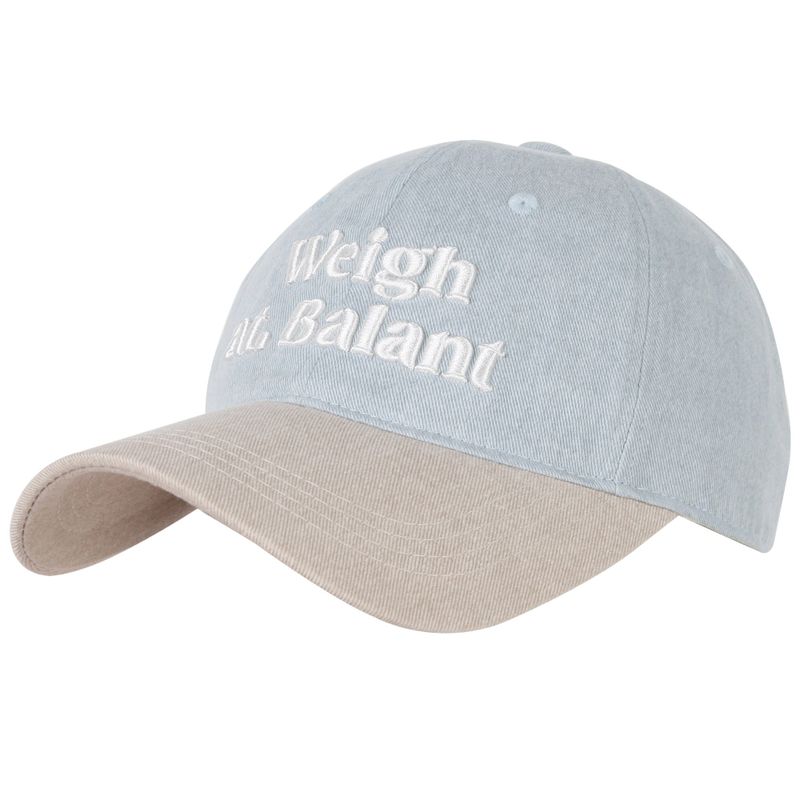 2-Tone Washed Ball Cap - Denim