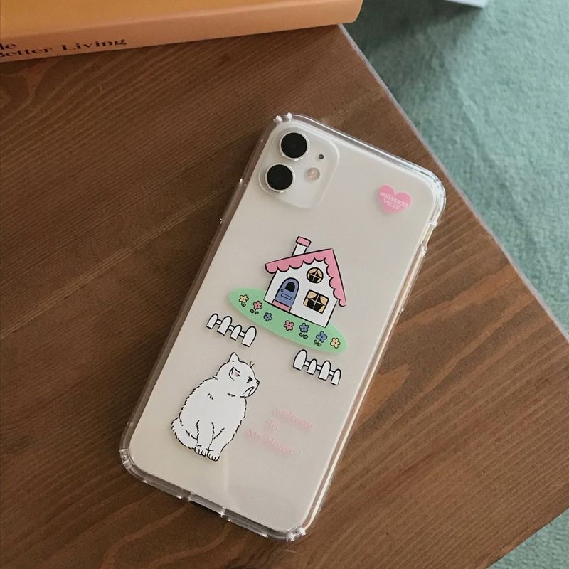 [MADE]Pink House Jelly Hard Case