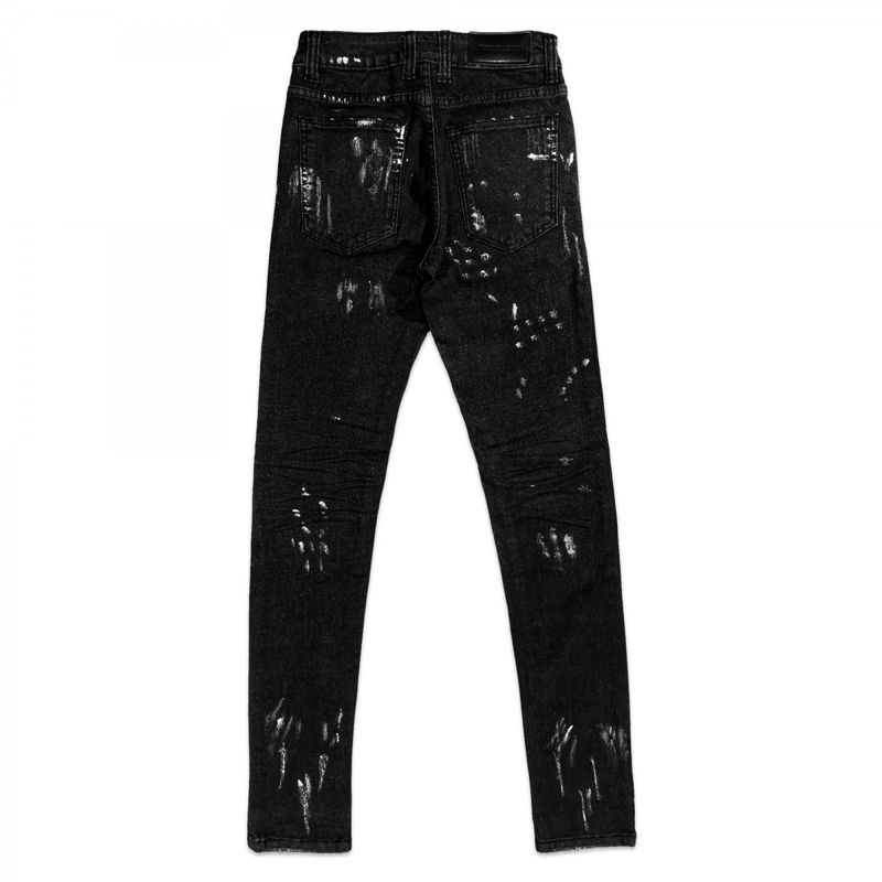 TZ Drill Dirty Denim - Black