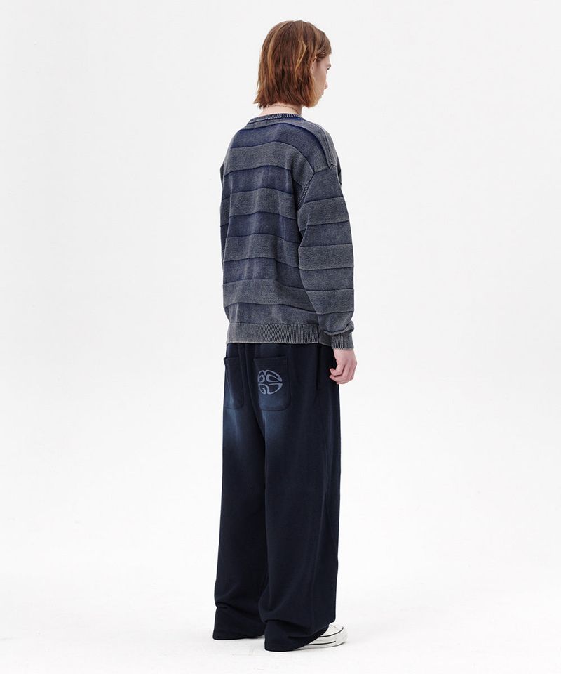 WASHED STRIPE KNIT