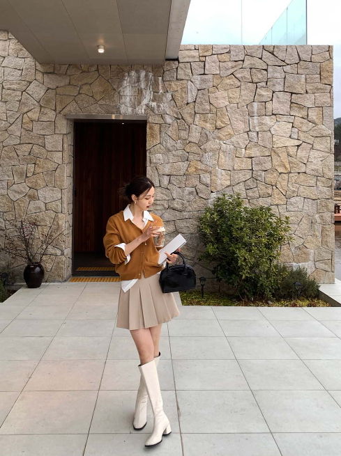 ウォンテッドプリテッドミニスカート
