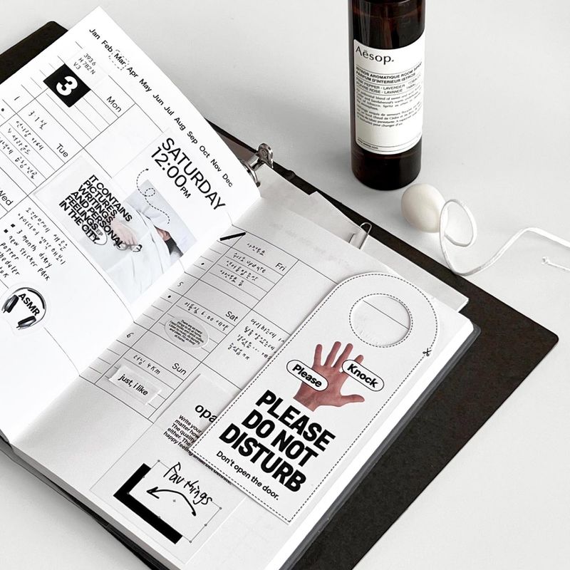 oab room pack / scrap sticker set