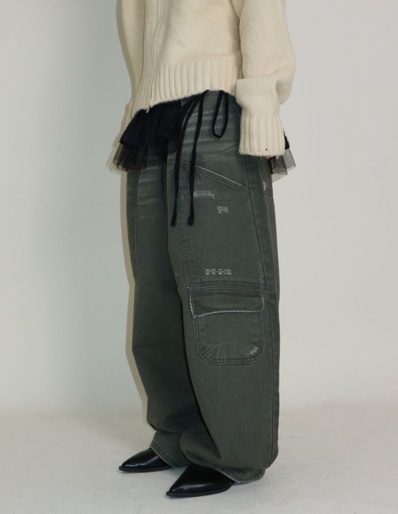 Square Sailor Collar Two-Way Knit Cardigan