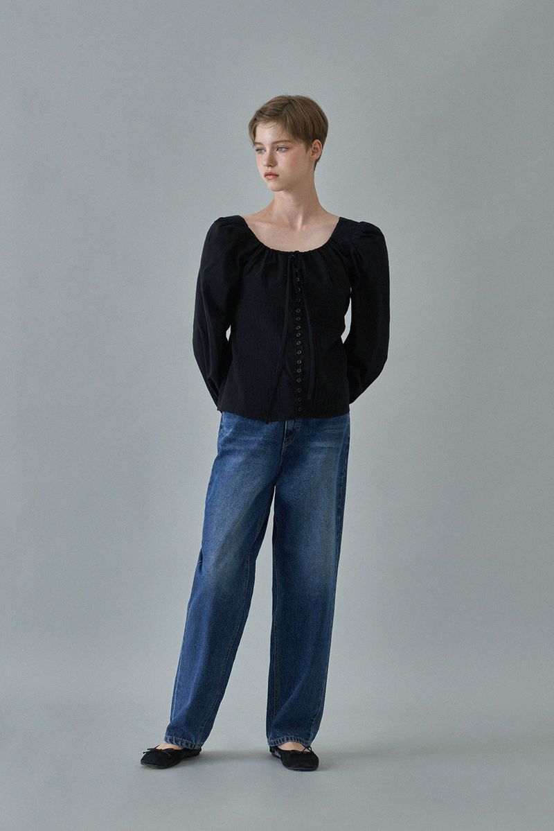 Montana long blouse_black