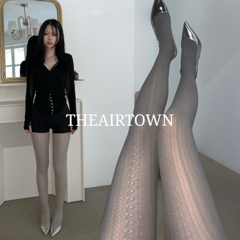 THEAIRTOWN（ザエアータウン）の「ヴィンテージレースストッキング(3 color)（ファッション小物）」