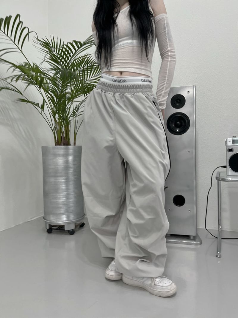 side zipper color pants (unisex)