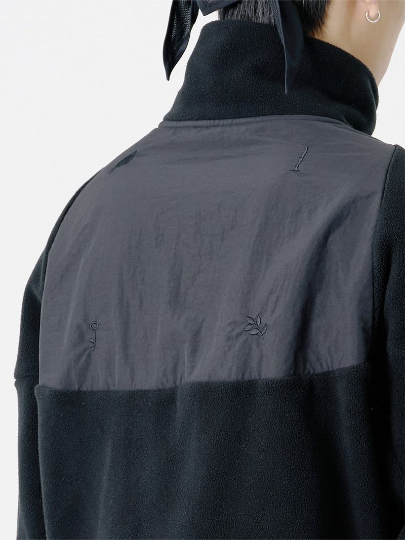 FMACM Curved-Structure Nylon-Spliced Fleece Jacket