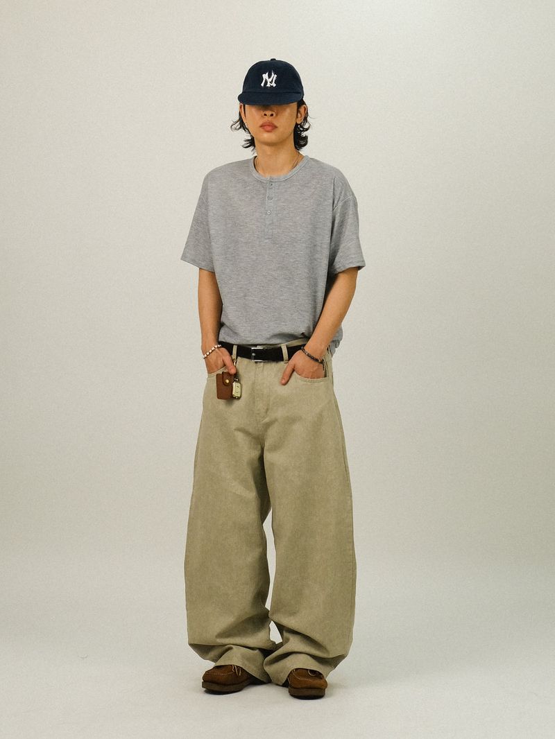 RU Dying Cotton Wide Pants