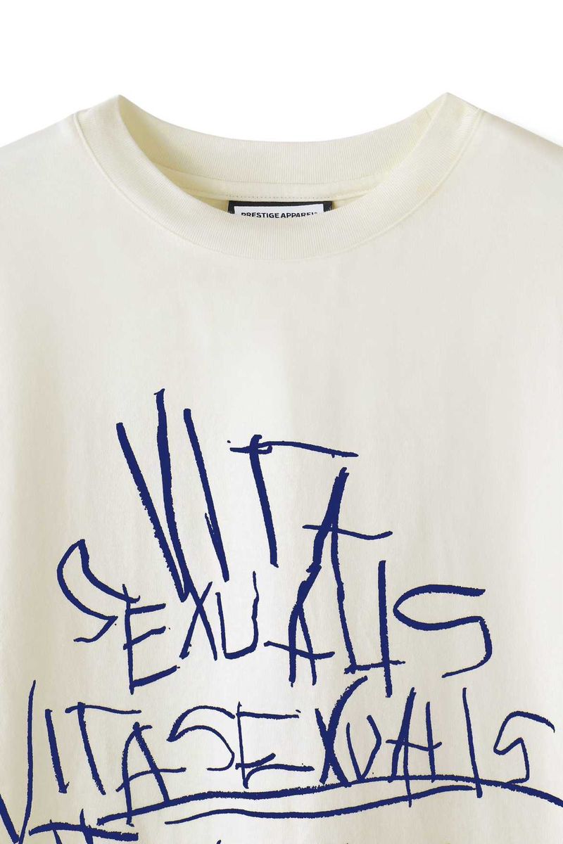 NO SLEEVE PRINT TEE