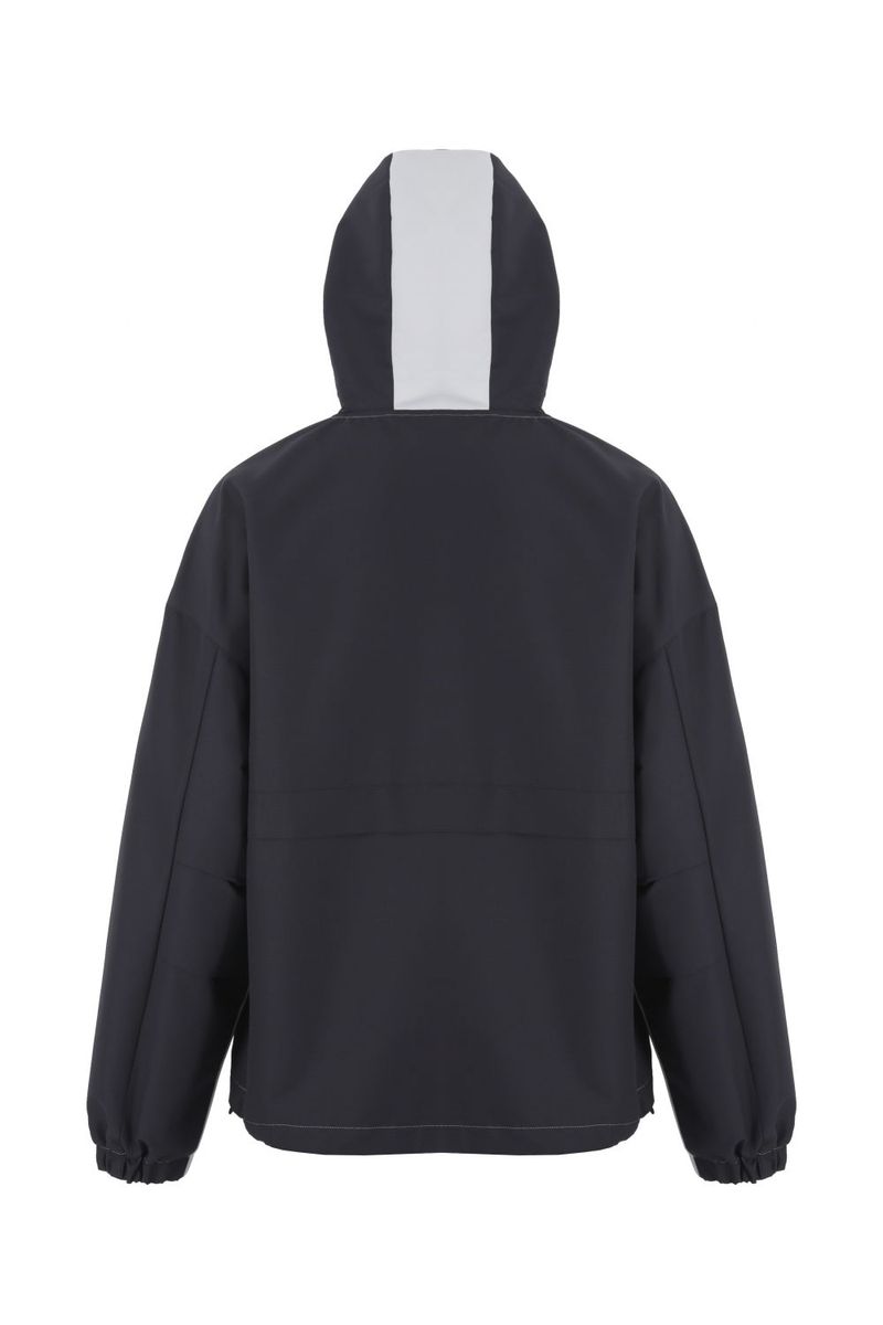 HOOD ZIP UP JACKET (charcoal mix)