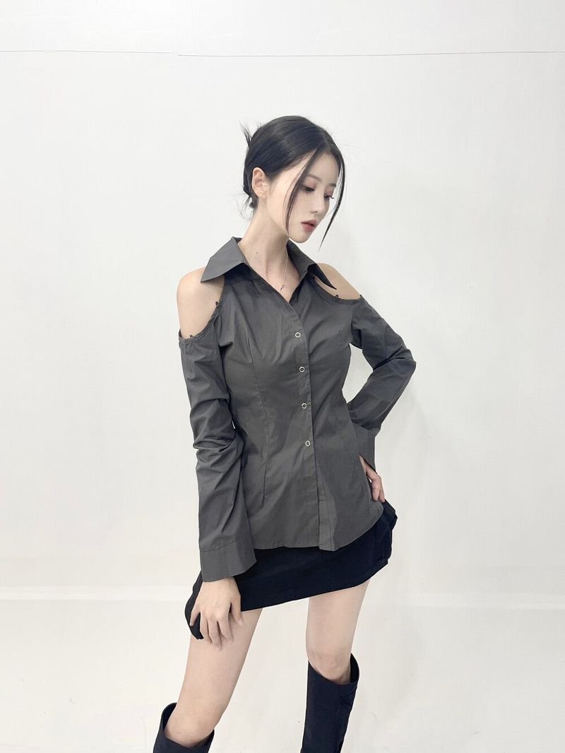 1029. Strap hole snap sh (3color)