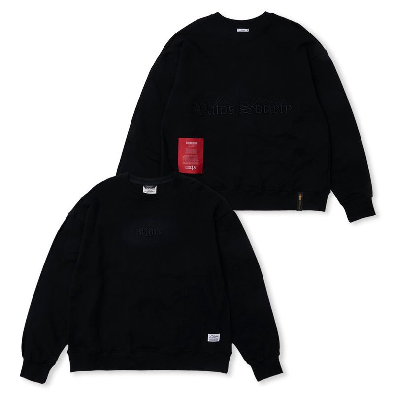 ML CREWNECK BLACK / WHITE