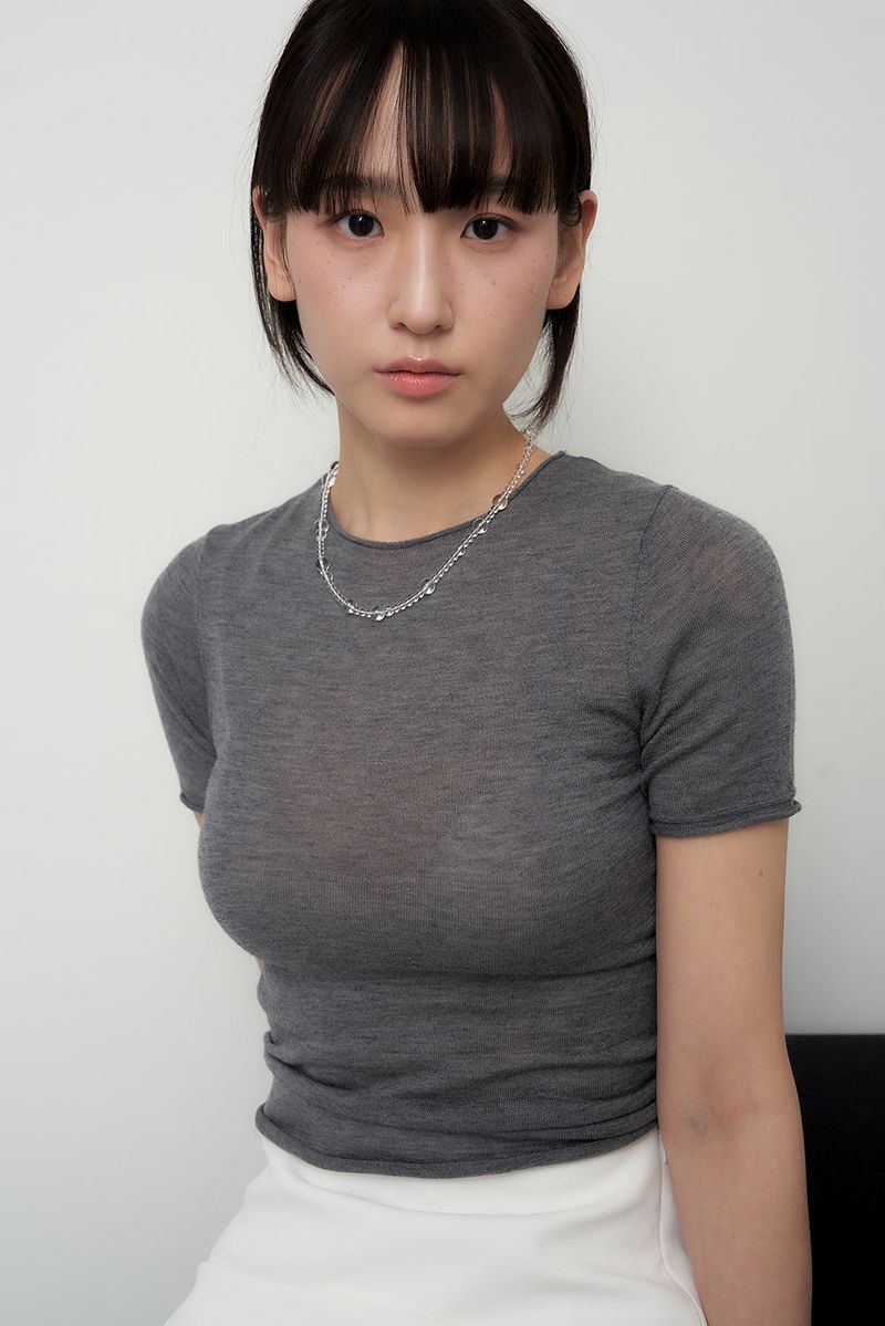 clear quartz necklace