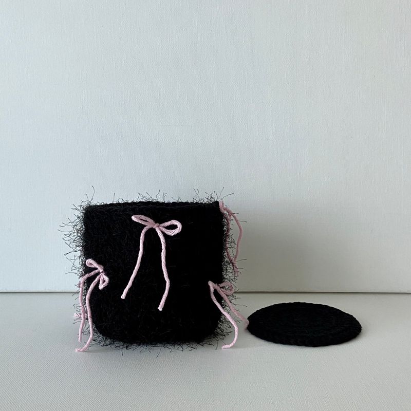[MADE] Étang Ribbon Moss Basket S