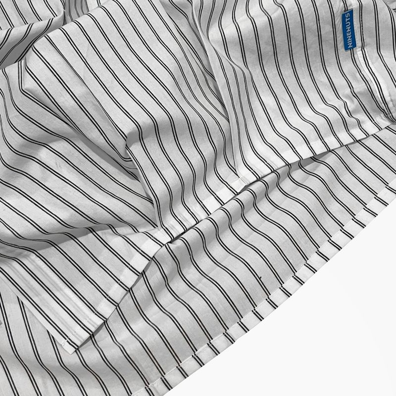 offset stripe shirt_white