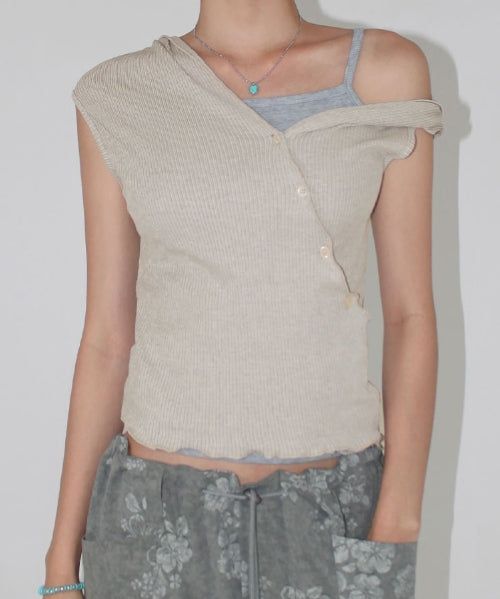 DAILY RIB SLEEVELESS