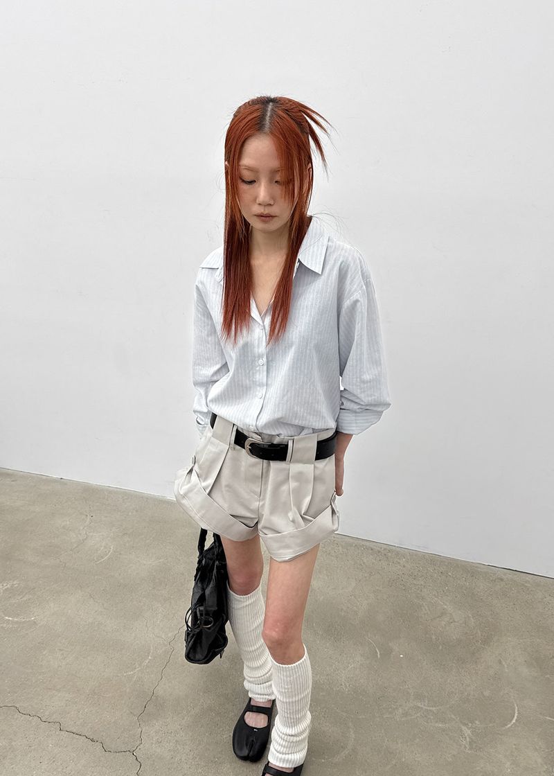 [MADE] Banamon Loose-Fit Stripe Shirt