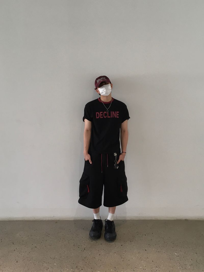 Chade Cargo Sweat Bermuda Pants 2C
